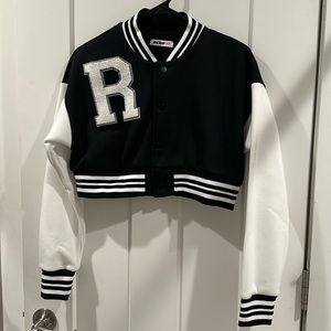 Women’s Crop Varsity Jacket